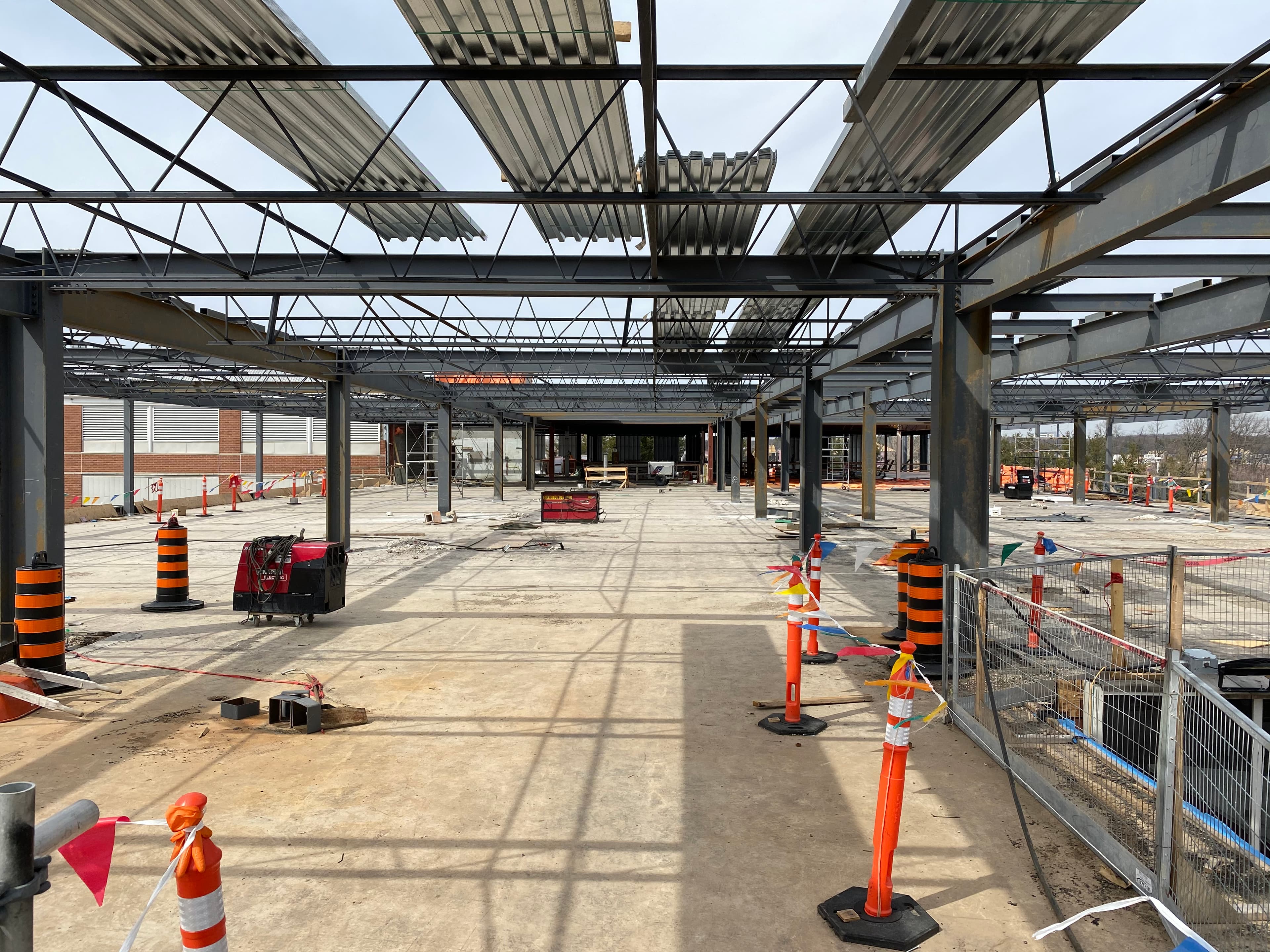 HRC -East Block 3rd Storey Addition (2020) — steel fabrication in